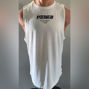 EUC  Ryderwear Mesh Regular Fit Men’s Tank, XXL, White, Mesh blend *Like-New*